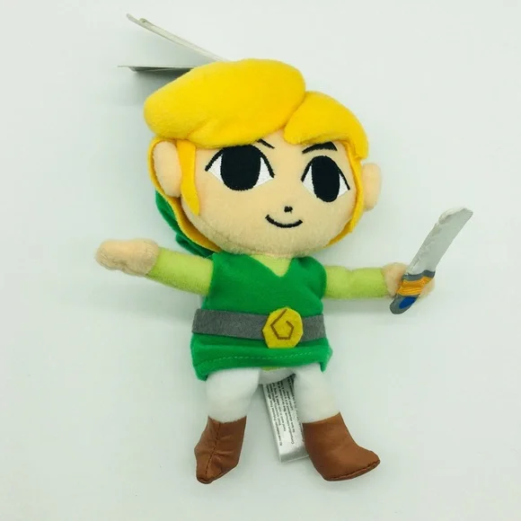 Nintendo Legend of Zelda Toon Link 7.5" Plush Figure The Phantom Hourglass 2011 - Picture 1 of 7